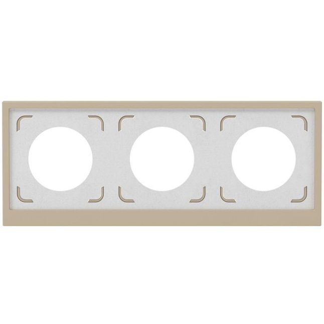 Рамка 3-м KANT IP44 ванильн. марципан DKC 7015946