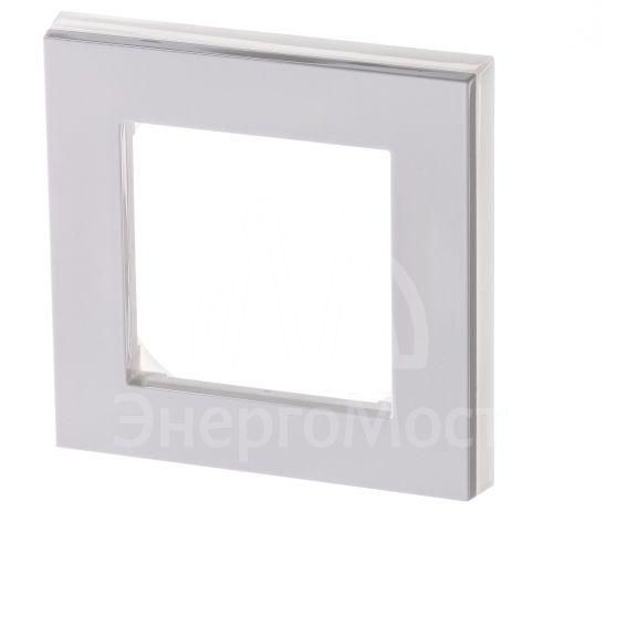 Рамка Levit 1п бел./ледяной ABB 2CHH015010A6001