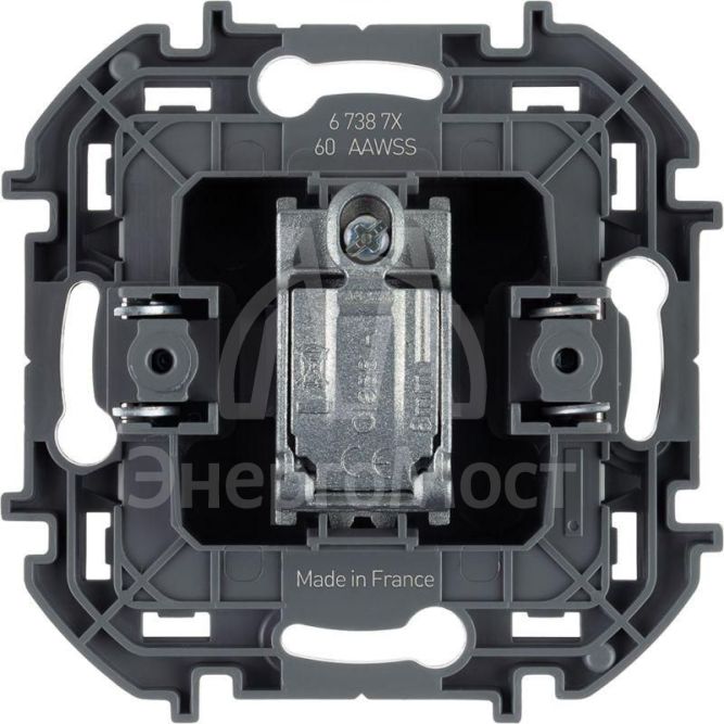 Розетка телевизионная оконечная TV Inspiria 10дБ 5-862мГц механизм сл. кость Leg 673871