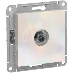 Розетка телевизионная TV AtlasDesign коннектор механизм жемчуж. SE ATN000493