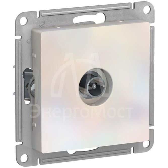 Розетка телевизионная TV AtlasDesign коннектор механизм жемчуж. SE ATN000493