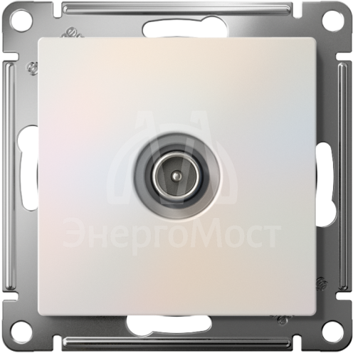 Розетка телевизионная TV AtlasDesign коннектор механизм жемчуж. SE ATN000493