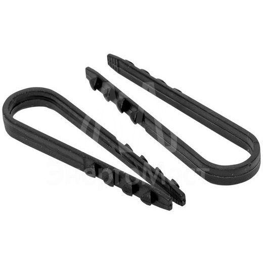 Дюбель-хомут d11-18мм для круглого кабеля черн. (уп.100шт) PROxima EKF plc-ncc-11x18b