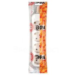 Колодка удлинителя KX-4e 4-м с зазeмл. ЭРА Б0028340