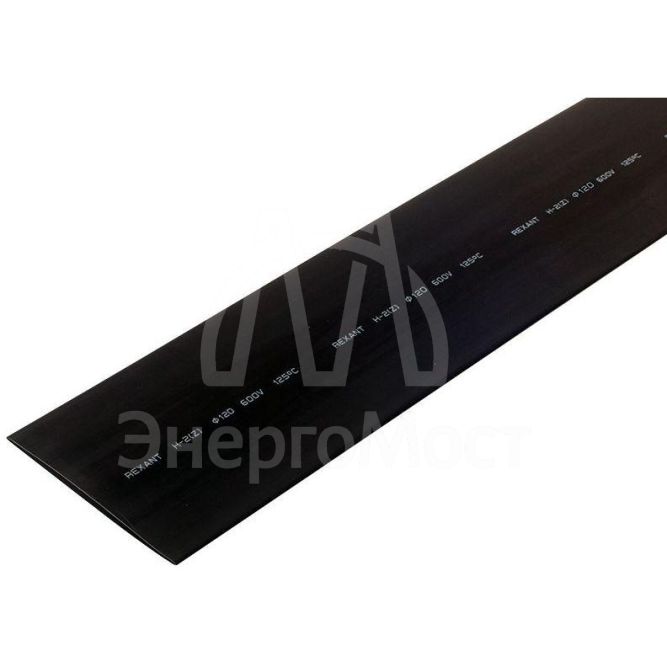 Трубка термоусадочная 120.0/60.0 1м черн. Rexant 25-0120