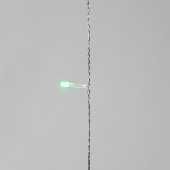 Гирлянда светодиодная занавес 1.5х1.5м 64 LED мультиколор прозр. ПВХ IP20 свечение с динамикой 220В не соединяется с контроллером Neon-Night 235-409