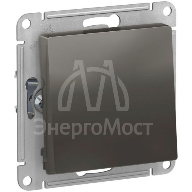 Механизм переключателя 1-кл. СП AtlasDesign 10А IP20 (сх. 6) 10AX сталь SchE ATN000961