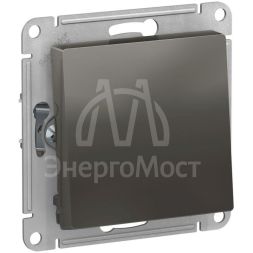 Механизм переключателя 1-кл. СП AtlasDesign 10А IP20 (сх. 6) 10AX сталь SchE ATN000961