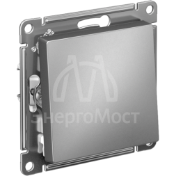 Механизм переключателя 1-кл. СП AtlasDesign 10А IP20 (сх. 6) 10AX сталь SchE ATN000961