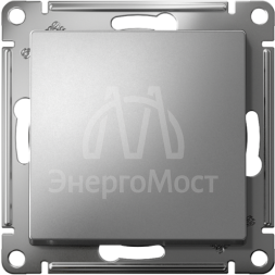 Механизм переключателя 1-кл. СП AtlasDesign 10А IP20 (сх. 6) 10AX сталь SchE ATN000961