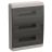 Корпус пластиковый ЩРН-П-54 IP41 черн. прозр. дверь TEKFOR IEK TF5-KP12-N-54-41-K01-K03