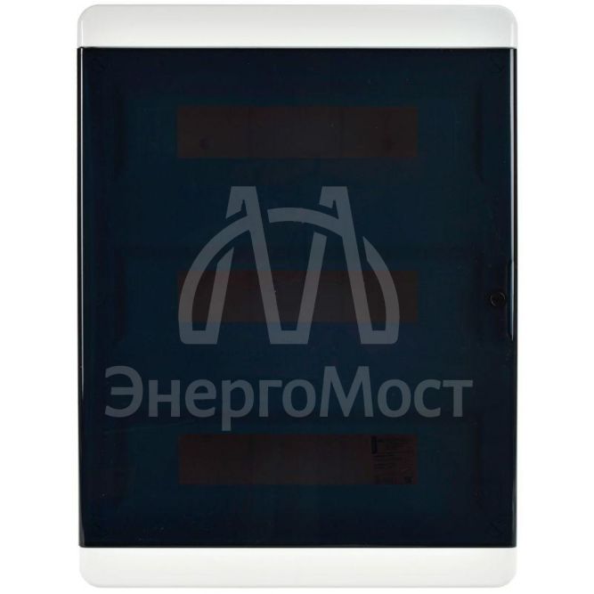 Корпус пластиковый ЩРН-П-54 IP41 черн. прозр. дверь TEKFOR IEK TF5-KP12-N-54-41-K01-K03