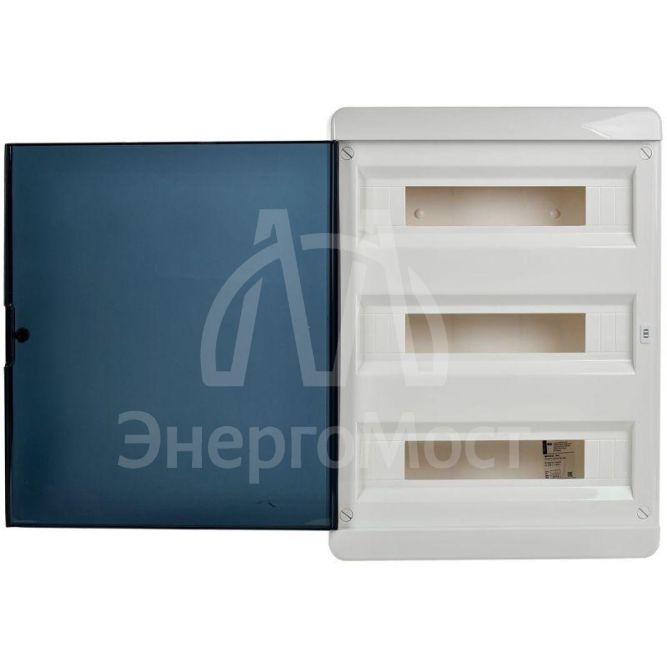 Корпус пластиковый ЩРН-П-54 IP41 черн. прозр. дверь TEKFOR IEK TF5-KP12-N-54-41-K01-K03