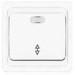 Выключатель проходной 1-кл. СП Валери 10А IP20 с подсветкой бел. UNIVersal В0125