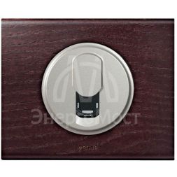 Панель лицевая Celiane для розетки телефонной RJ11 титан Leg 068537