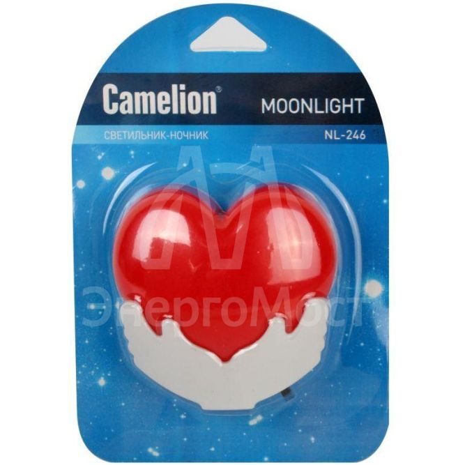 Светильник &amp;quot;Сердце&amp;quot; NL-246 LED ночник с выкл. 220В Camelion 14266