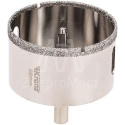 Коронка алмазная 68мм с центровочным сверлом Kranz KR-92-0018