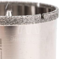 Коронка алмазная 68мм с центровочным сверлом Kranz KR-92-0018