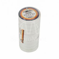 Изолента ПВХ 0.13х15мм 20м бел. Kranz KR-09-2601