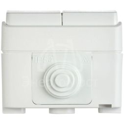 Выключатель 2-кл. ОП Форс IP54 ВС20-2-0-ФБ бел. IEK EVS20-K01-10-54-DC