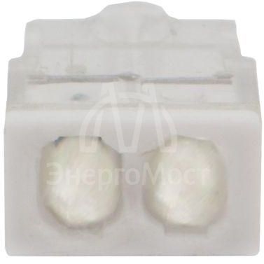 Экспресс-клемма строительно-монтажная СМК 2273-242 2-проводная 0.5-2.5кв.мм с пастой (блист.5шт) Rexant 07-3216-5