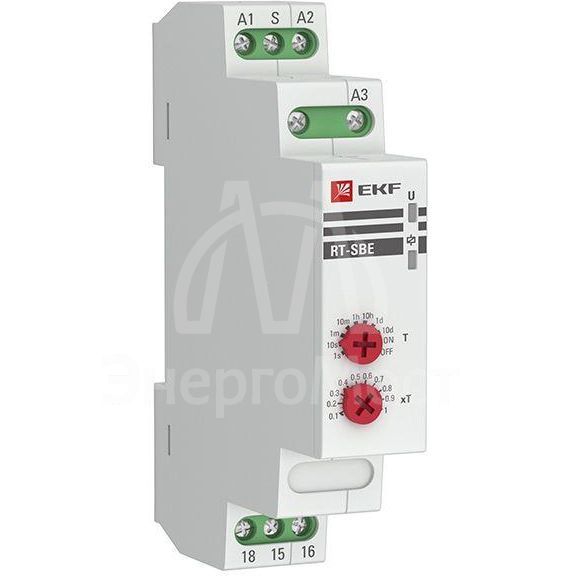 Реле времени RT-SBE задержка включ. после пропад. сигнал. EKF rt-sbe
