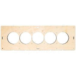 Шаблон для подрозетников c 5 отв. d68мм Expert EKF sh-d68-5