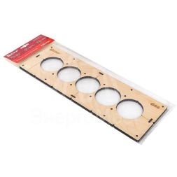 Шаблон для подрозетников c 5 отв. d68мм Expert EKF sh-d68-5