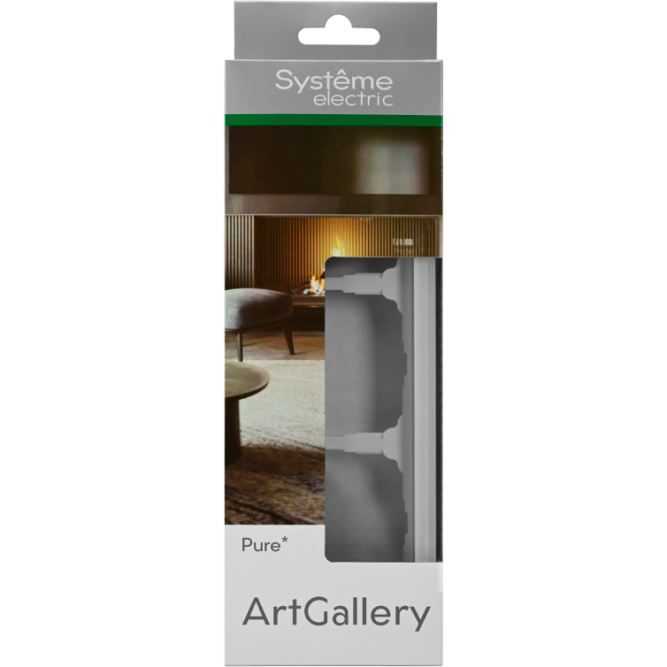 Рамка 3-м ArtGallery Pure органич. стекло бел. SE GAL320103