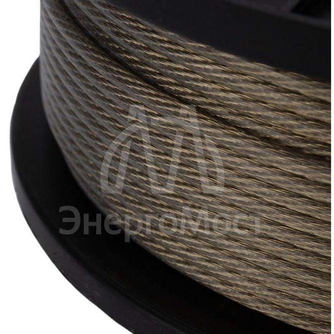 Трос стальной в ПВХ изоляции d4.0мм (100м) REXANT 09-5240