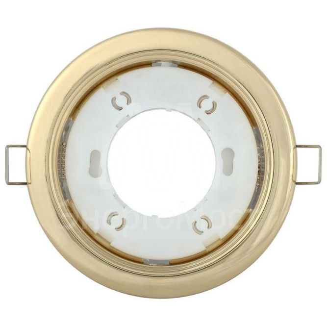 Светильник GX53 встраиваемый точечный зол. IEK LUVB0-GX53-1-K22