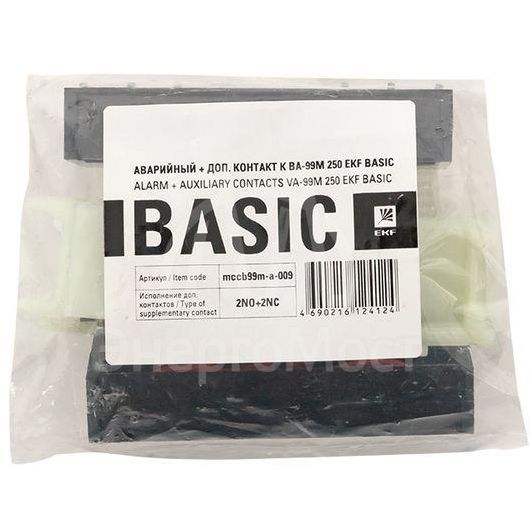 Контакт аварийный + доп. к ВА-99М 250 PROxima EKF mccb99m-a-009