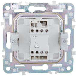 Выключатель 1-кл. SKANDY 10А SK-V01S серебр. IEK SK-V10-0-10-K23
