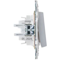 Выключатель 1-кл. SKANDY 10А SK-V01S серебр. IEK SK-V10-0-10-K23