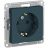 Механизм розетки 1-м СП AtlasDesign 16А IP20 с заземл. изумруд SchE ATN000843