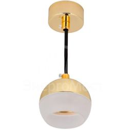 Светильник 4012 подвесной под лампу GX53 золото IEK LT-UCB0-4012-GX53-1-K22