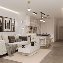 Светильник 4012 подвесной под лампу GX53 золото IEK LT-UCB0-4012-GX53-1-K22