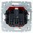Розетка BRITE РС14-1-0-БрК 16А с заземл. защ. шторки механизм красн. IEK BR-R14-16-K04