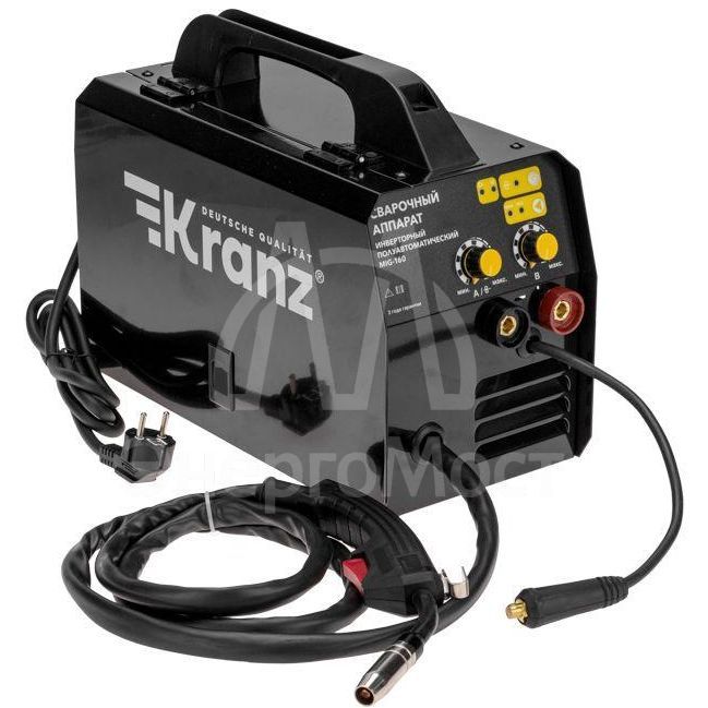 Аппарат сварочный инверторный полуавтоматический MIG-160 Kranz 11-0926