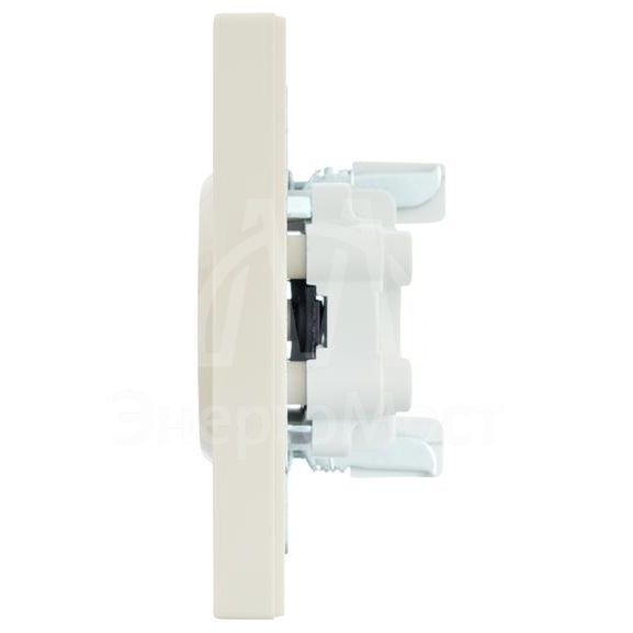 Розетка 2-м СП VESNA без заземл. ПБТ кремов. LEZARD 742-0300-128B