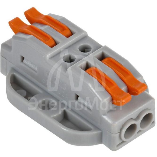 Клемма строительно-монтажная СМК 222-4122P (уп.4шт) IEK UKZ20-4122P-004