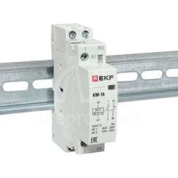 Контактор модульный КМ 16А NО+NC (1 мод.) EKF km-1-16-11