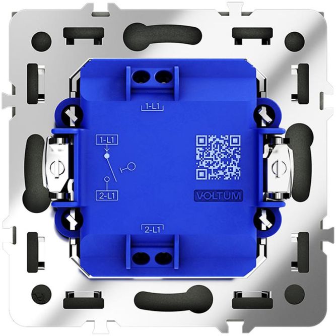 Выключатель 1-кл. СП S70 10А механизм графит Voltum VLS010107