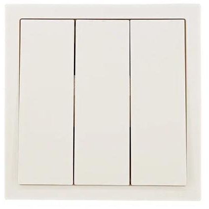 Выключатель 3-кл. СП ZIMA IP20 10А безвинт. зажим слон. кость LEZARD 704-9088-109QC