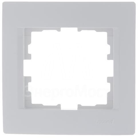 Рамка 1-м Karina горизонт. бел. LEZARD 707-0200-146