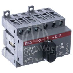 Рубильник реверсивный OT25F3C 25А (20А AC23) ABB 1SCA104863R1001