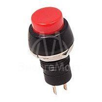 Выключатель-кнопка 250В 1А (2с) ON-OFF Micro PBS-20А красн. Rexant 36-3070