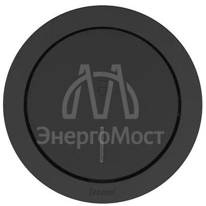 Выключатель проходной 1-кл. СП OSEN 10А IP20 с подсветкой механизм черн. бархат LEZARD 743-4288-114