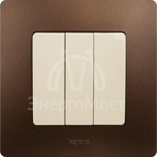 Рамка 1-м Etika какао Leg 672571