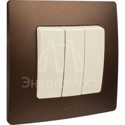 Рамка 1-м Etika какао Leg 672571